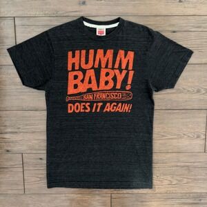 Homage San Francisco Giants Humm Baby Tee Black Medium
